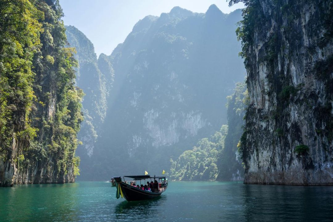 Alpenlandschaft bei Sonnenuntergang