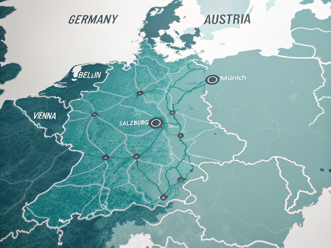 Mautzonen Karte Deutschland und Österreich